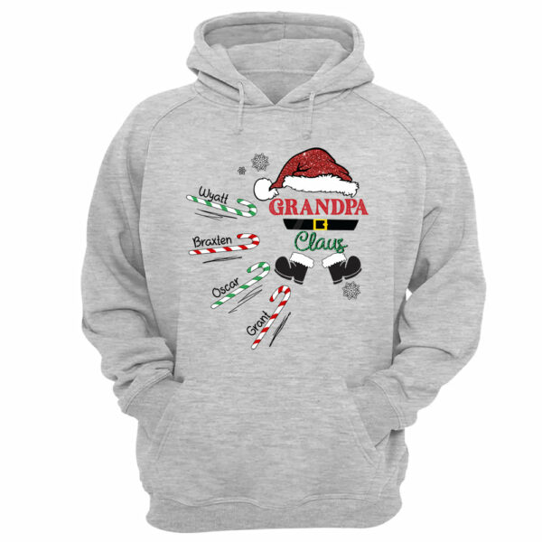 Papa Claus Candy Cane Winter Personalized Christmas Shirt Gift - Family Best Gifts For Christmas - Image 11
