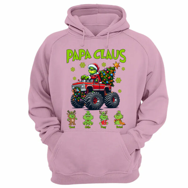 Papa Claus, Personalized Nickname For Grandpa Papa Poppop, Custom Kid Name NA04 - Image 12