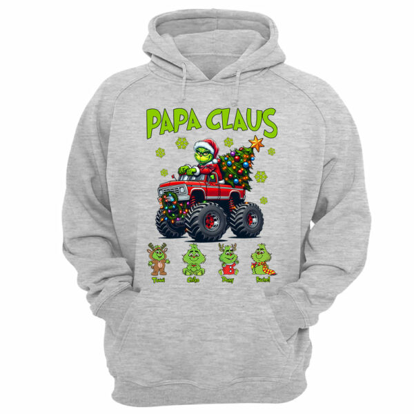 Papa Claus, Personalized Nickname For Grandpa Papa Poppop, Custom Kid Name NA04 - Image 11