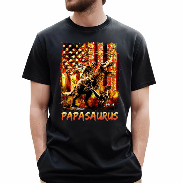 Papasaurus Rex Personalized Shirt K1702 - Image 2