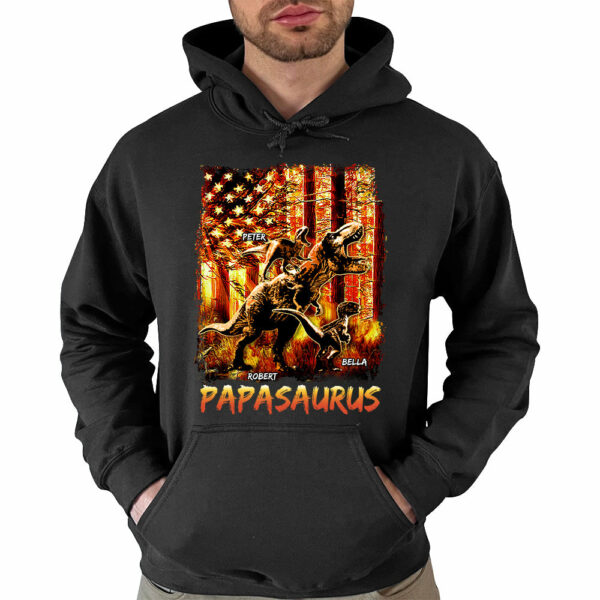 Papasaurus Rex Personalized Shirt K1702 - Image 4
