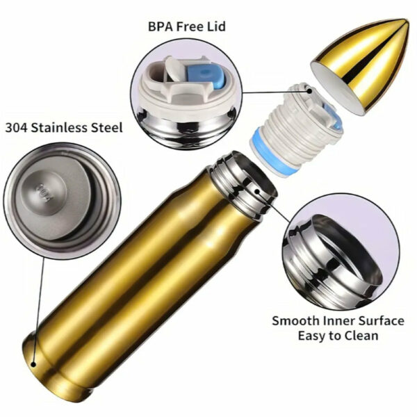 Papasquatch, Like A Grandpa, Just Way More Squatchy - Personalized Bullet Tumbler - Image 8