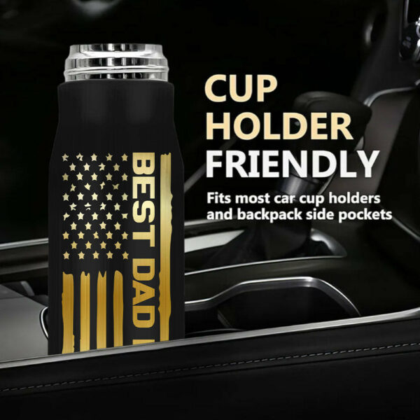 Papasquatch, Like A Grandpa, Just Way More Squatchy - Personalized Bullet Tumbler Vr2 - Image 5