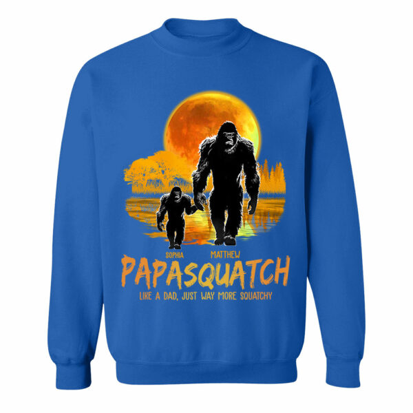Papasquatch, Like A Grandpa, Just Way More Squatchy Vr3 - Personalized Shirt - Image 12
