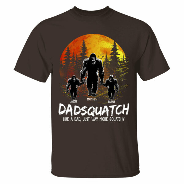 Papasquatch Shirt, Father's Day Custom Shirt, Gift For Dad - Image 4