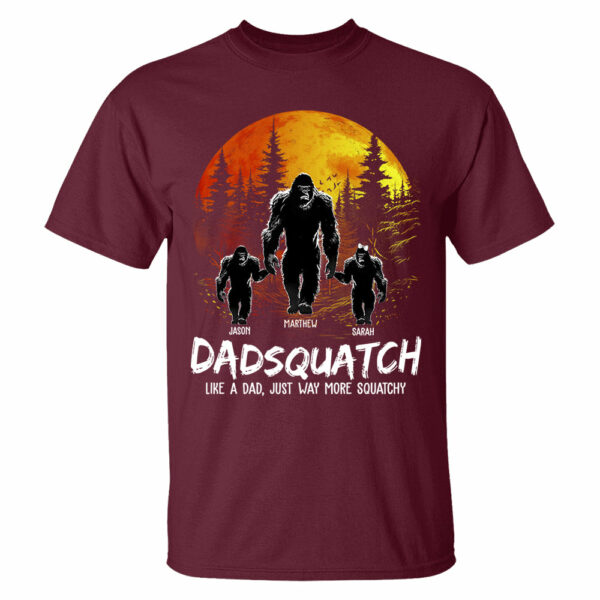 Papasquatch Shirt, Father's Day Custom Shirt, Gift For Dad - Image 6