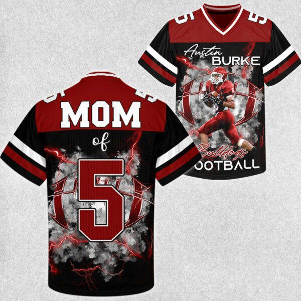 Personalied Football Jersey Shirt For Football Family Custom Photo Game Day Family Shirt H2511 - Image 2
