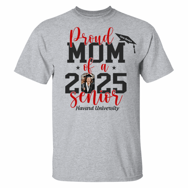 Personalized 2025 Graduation Shirts, Custom Photo For Family Member - Image 4