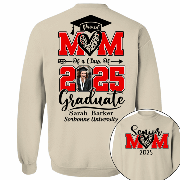 Personalized 2025 Graduation Shirts, Custom Photo For Mom - Image 6