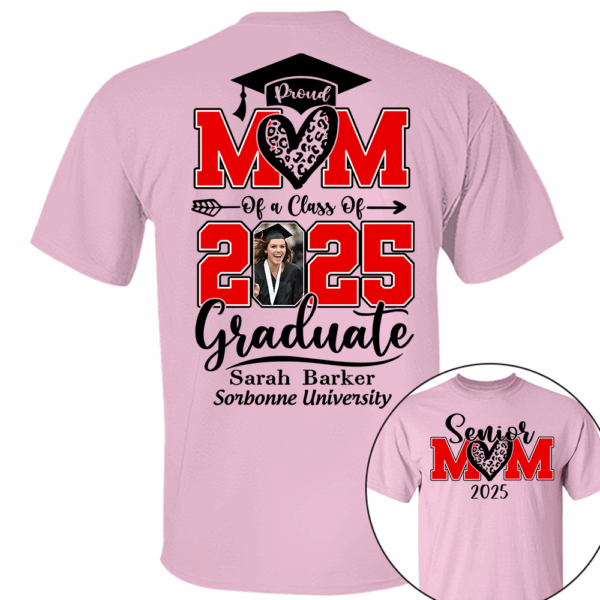 Personalized 2025 Graduation Shirts, Custom Photo For Mom - Image 8