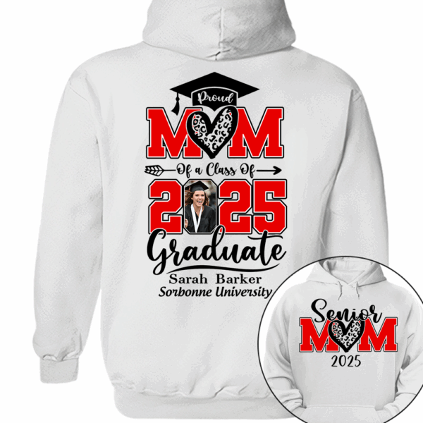 Personalized 2025 Graduation Shirts, Custom Photo For Mom - Image 4