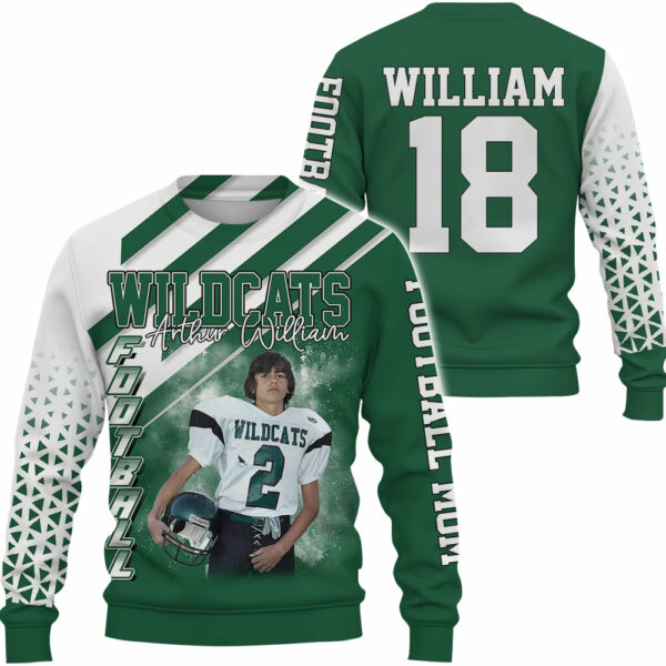 Personalized All Over Print Shirt Custom Photo Name Number Player Gift For Football Football Lovers K1702 - Image 2