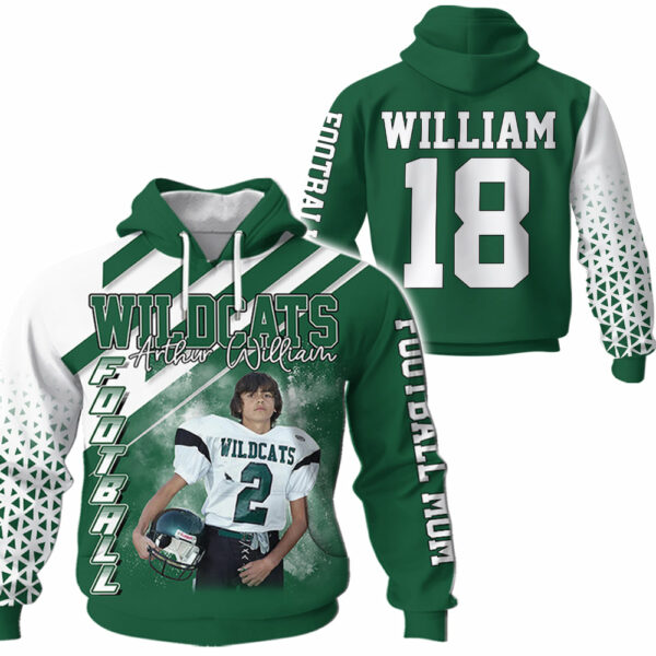 Personalized All Over Print Shirt Custom Photo Name Number Player Gift For Football Football Lovers K1702 - Image 3