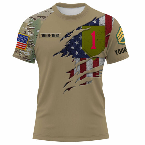 Personalized All Over Print Shirt It Was Once My Life US Veteran I Will Always Be Proud Of It Camouflage Military K1702 - Image 2