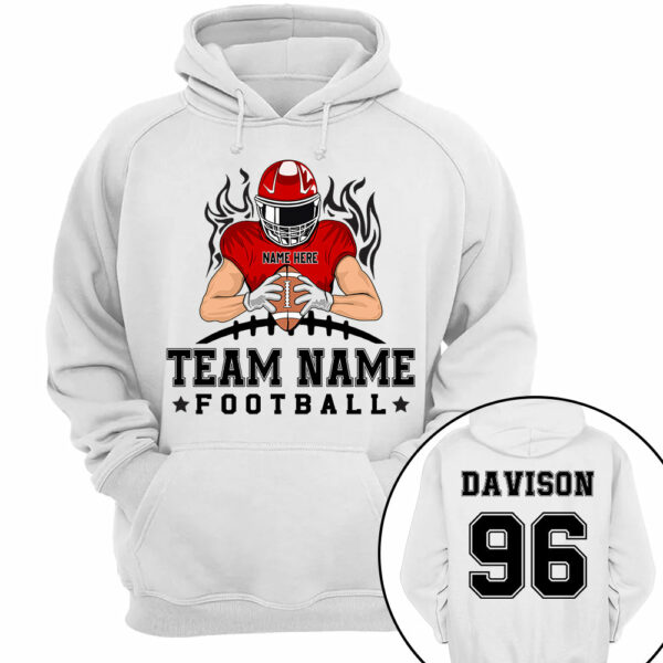Personalized American Football Team Shirt - Football GameDay Custom Shirt - Image 4