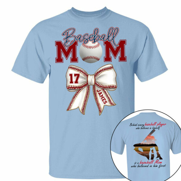 Personalized Baseball Shirt, Baseball Mom, Gift For Baseball Lover, A2110 - Image 5