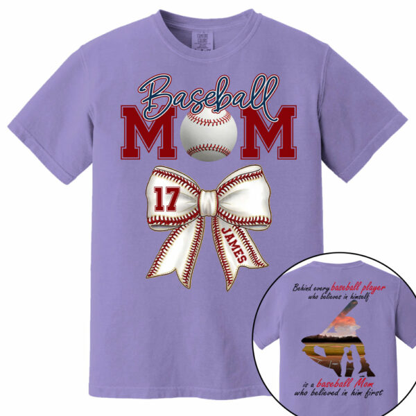 Personalized Baseball Shirt, Baseball Mom, Gift For Baseball Lover, A2110 - Image 10