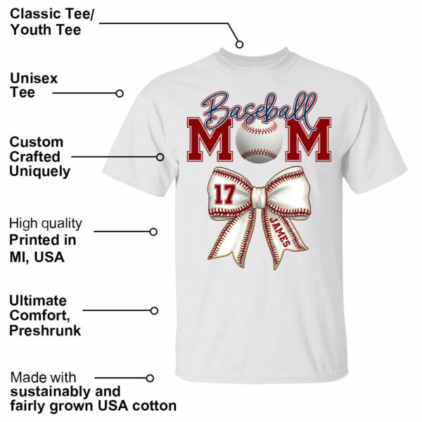 Personalized Baseball Shirt, Baseball Mom, Gift For Baseball Lover, A2110 - Image 15