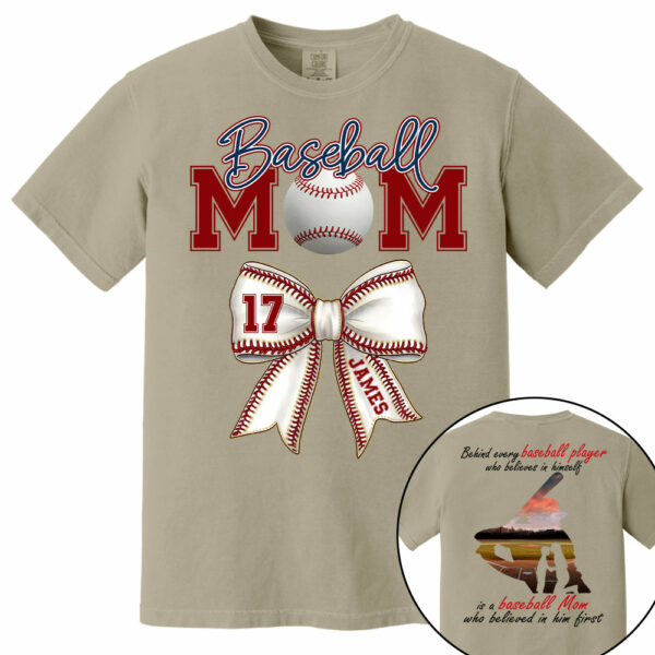 Personalized Baseball Shirt, Baseball Mom, Gift For Baseball Lover, A2110 - Image 8