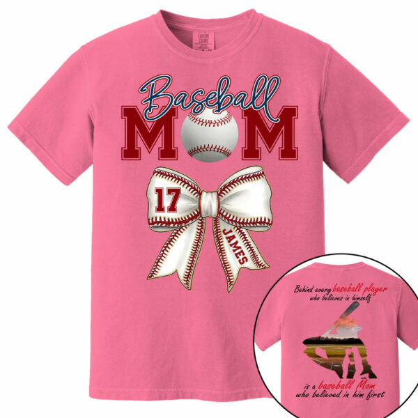 Personalized Baseball Shirt, Baseball Mom, Gift For Baseball Lover, A2110 - Image 12