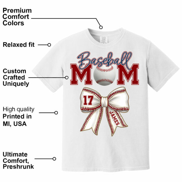 Personalized Baseball Shirt, Baseball Mom, Gift For Baseball Lover, A2110 - Image 16