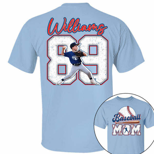 Personalized Baseball Shirt, Baseball Mom, Gift For Baseball Lover Tu24 - Image 4