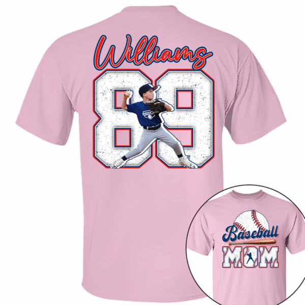 Personalized Baseball Shirt, Baseball Mom, Gift For Baseball Lover Tu24 - Image 3