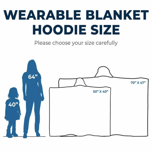 Personalized Baseball Wearable Blanket Hoodie For Sport Lovers, Sport Players - Image 6