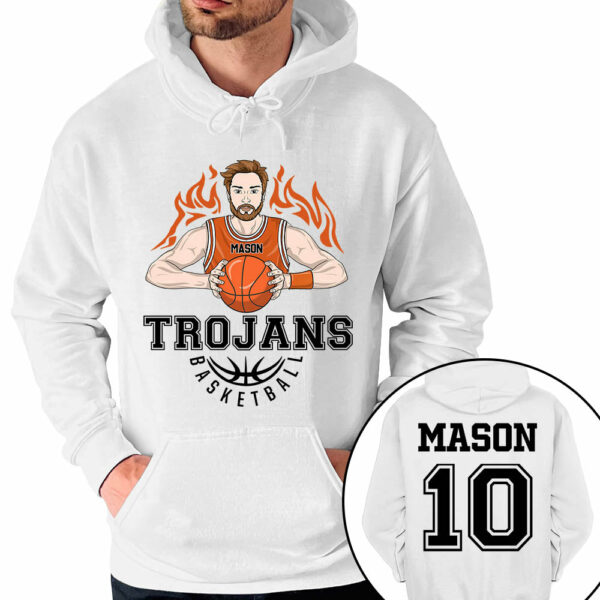 Personalized Basketball Custom Team Name Name And Number Basketball Player Shirt For Basketball Lovers - Image 5