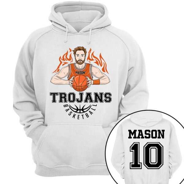 Personalized Basketball Custom Team Name Name And Number Basketball Player Shirt For Basketball Lovers - Image 4
