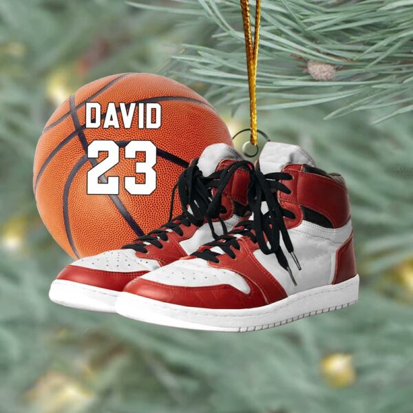 Personalized Basketball Ornament - Personalized Acrylic Ornament - Image 2