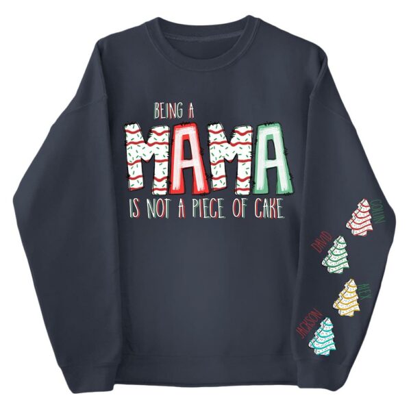 Personalized Being A Nana Is Not A Piece Of Cake Shirt For Grandma - Image 4