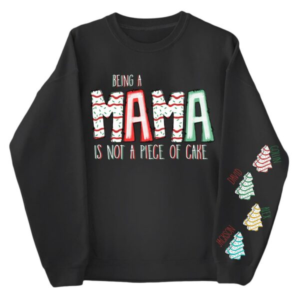 Personalized Being A Nana Is Not A Piece Of Cake Shirt For Grandma - Image 2