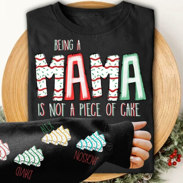Personalized Being A Nana Is Not A Piece Of Cake Shirt For Grandma