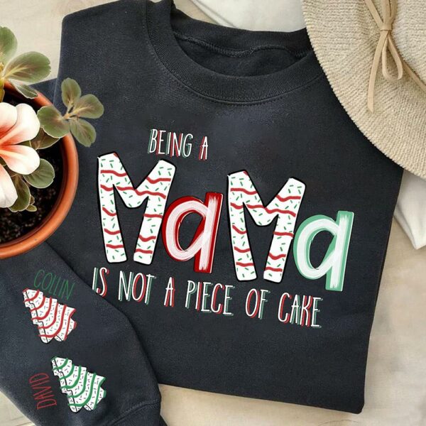 Personalized Being A Nana Is Not A Piece Of Cake Shirt For Grandmas New - Image 3