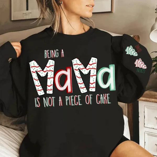 Personalized Being A Nana Is Not A Piece Of Cake Shirt For Grandmas New - Image 5
