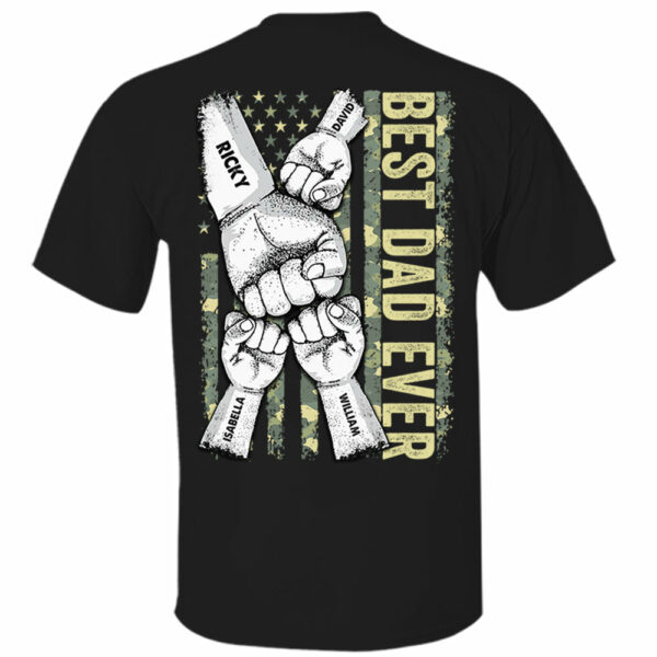 Personalized Best Dad Ever Dad T-Shirt