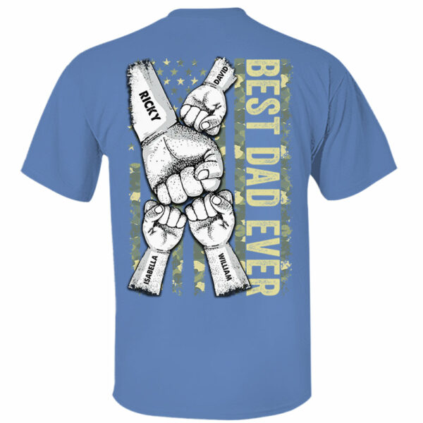 Personalized Best Dad Ever Dad T-Shirt - Image 6