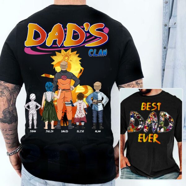 Personalized Best Dad Ever Shirt - Custom Shirt Gift For Dad - Image 5