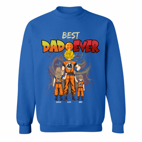Personalized Best Dad Ever Shirt - Dragon Dad Custom Shirt Gift For Dad - Image 9