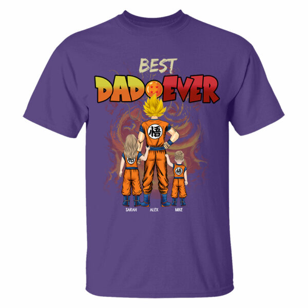 Personalized Best Dad Ever Shirt - Dragon Dad Custom Shirt Gift For Dad - Image 5