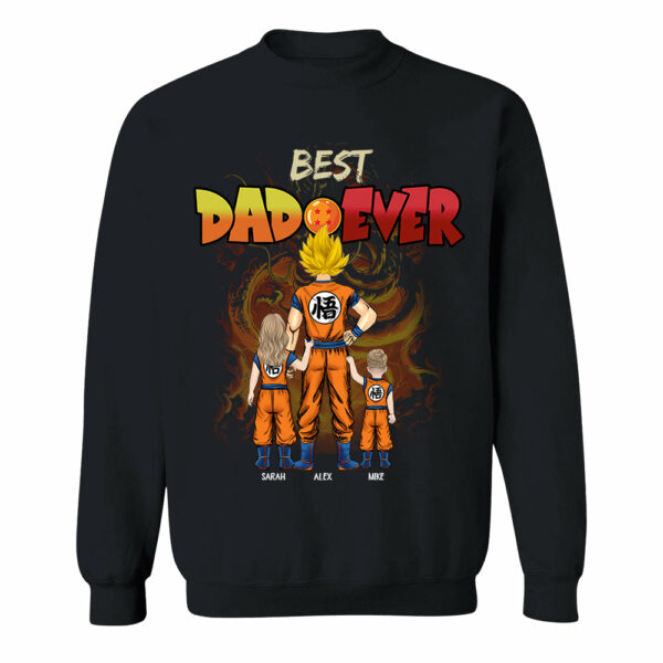 Personalized Best Dad Ever Shirt - Dragon Dad Custom Shirt Gift For Dad - Image 7