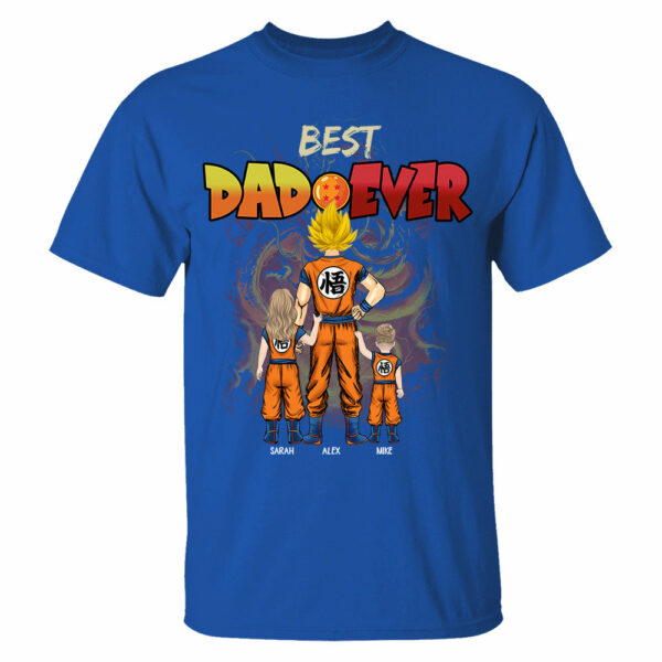 Personalized Best Dad Ever Shirt - Dragon Dad Custom Shirt Gift For Dad - Image 6