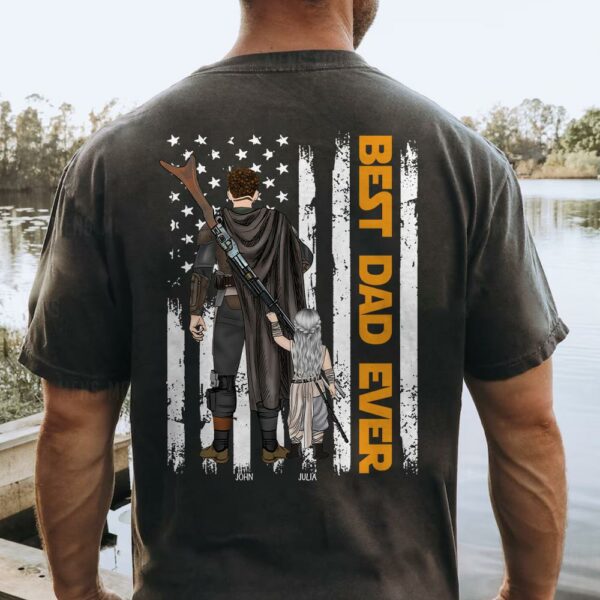 Personalized Best Dad Ever Shirt - Father's Day Gift For Him - Image 2