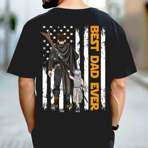 Personalized Best Dad Ever Shirt - Father's Day Gift For Him