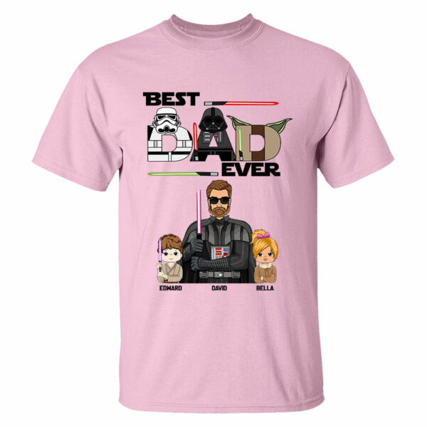 Personalized Best Dad Ever Shirt Gift For Dad - Custom Father's Day Gift Vr2 - Image 5