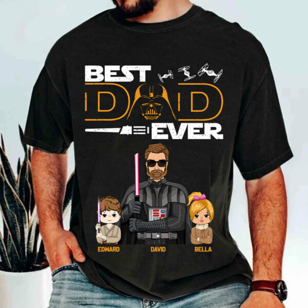 Personalized Best Dad Ever Shirt Gift For Dad - Custom Father's Day Gift Vr2