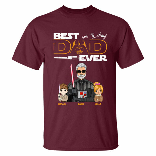 Personalized Best Dad Ever Shirt Gift For Dad - Custom Father's Day Gift Vr2 - Image 9