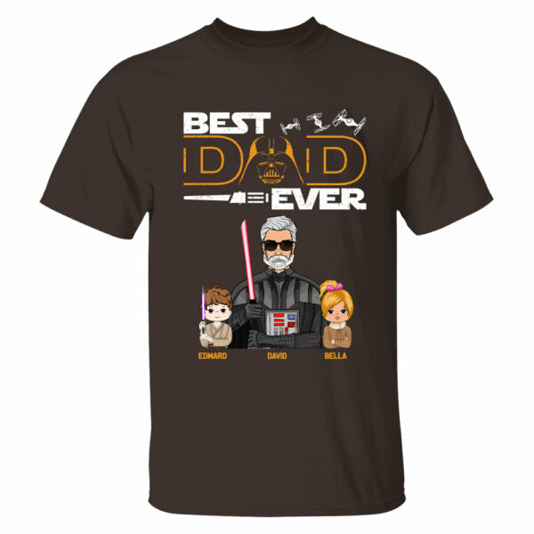 Personalized Best Dad Ever Shirt Gift For Dad - Custom Father's Day Gift Vr2 - Image 4