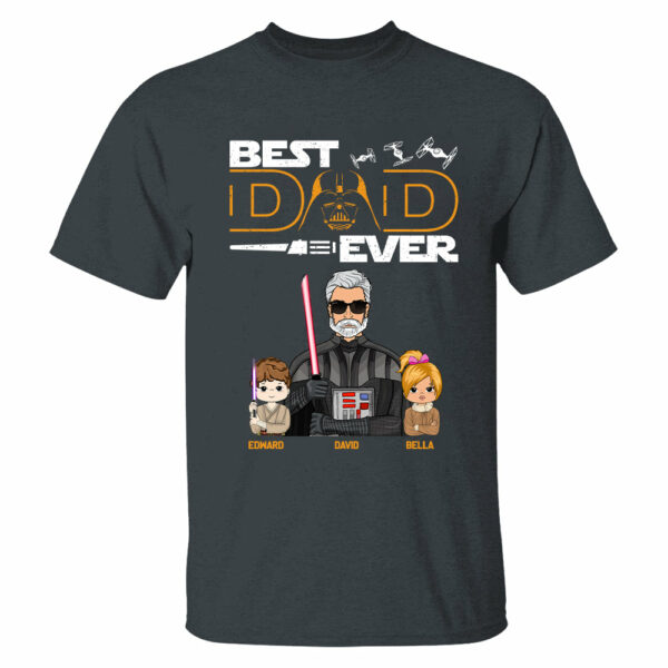 Personalized Best Dad Ever Shirt Gift For Dad - Custom Father's Day Gift Vr2 - Image 5